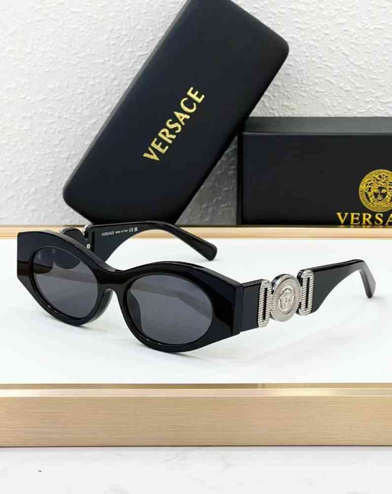 Black/silver Versace Black Luxury Sunglasses