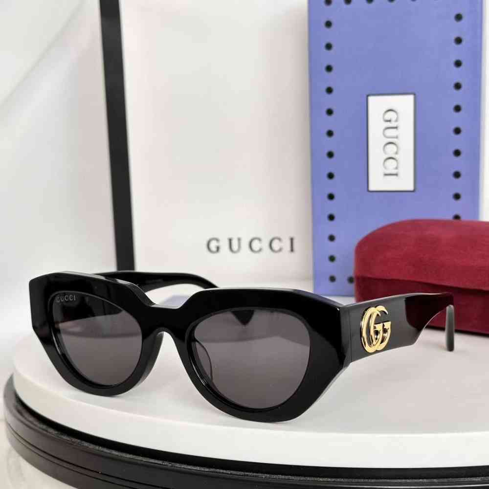 Black Gucci Brown Luxury Sunglasses
