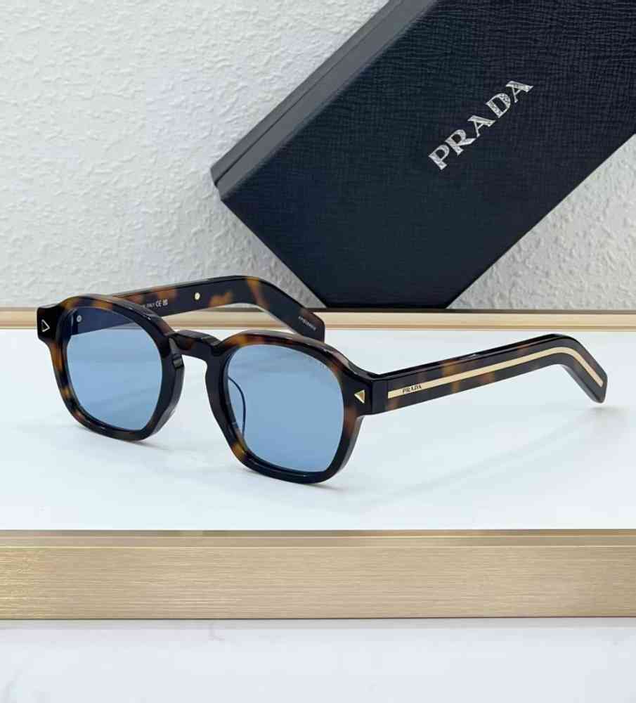 Blue Prada Black Luxury Sunglasses