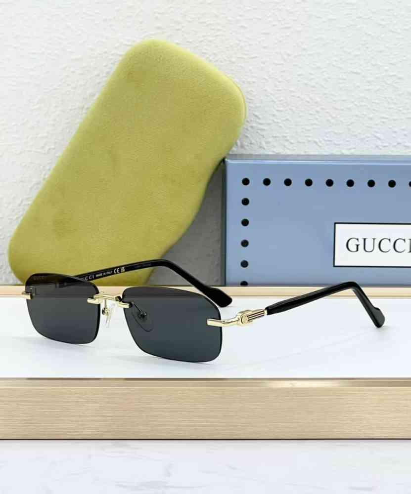 Black Gucci Blue Luxury Sunglasses