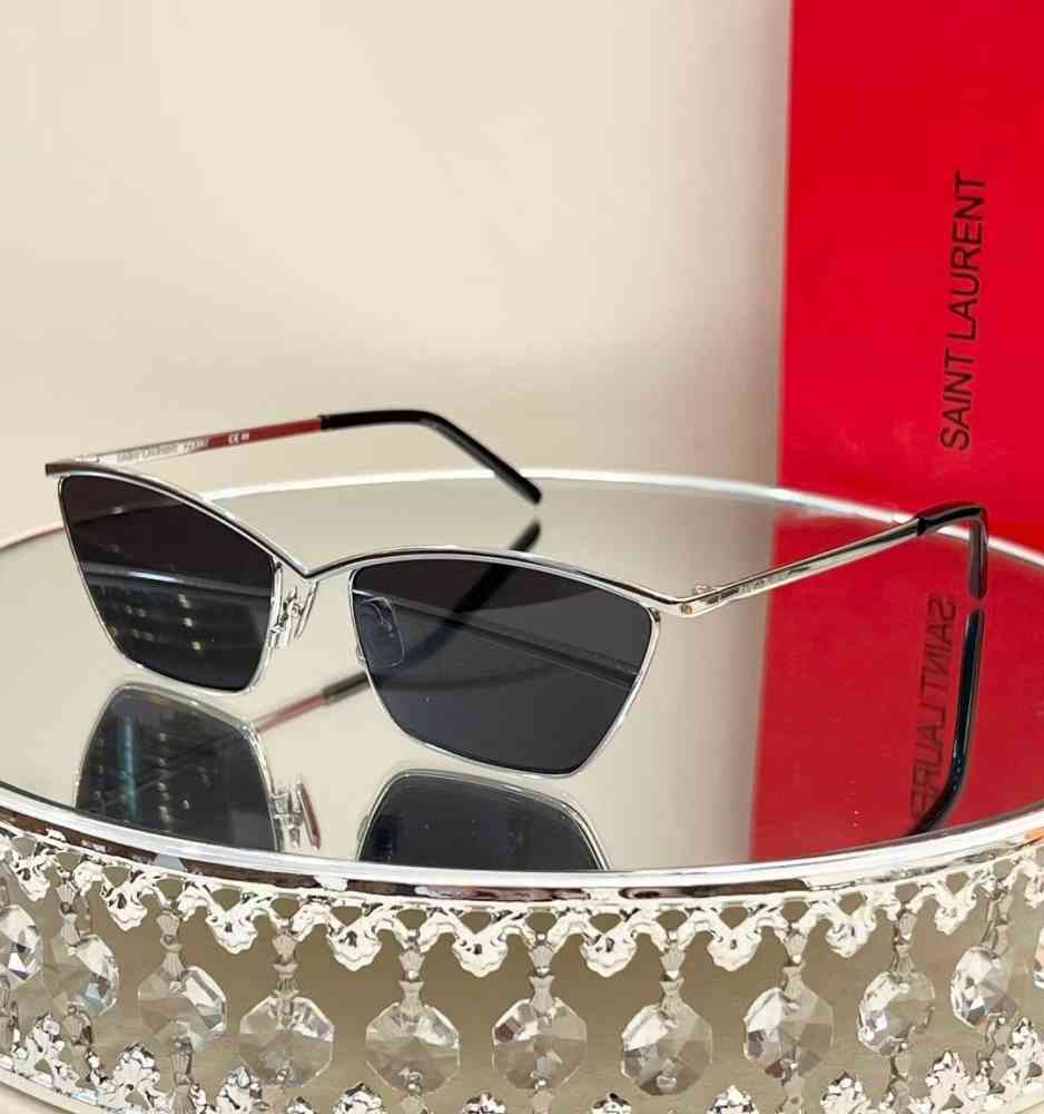 Grey Saint Laurent Black Luxury Sunglasses