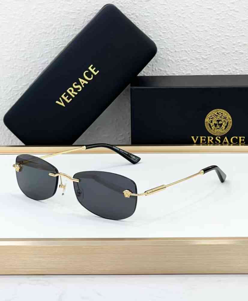 Golden/Grey Versace Brown Luxury Sunglasses