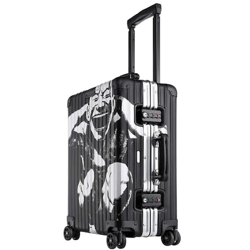 Rimowa Black Yue Minjun Limited Edition Premium Cabin Trolley Bag-3