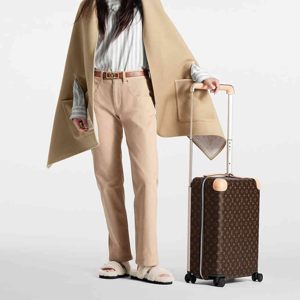Louis Vuitton Cream Premium Cabin Trolley Bag-7
