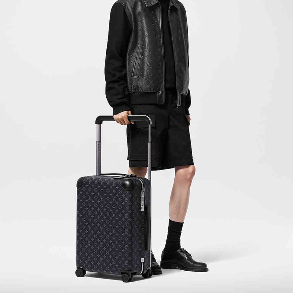 Louis Vuitton Black Premium Cabin Trolley Bag-7