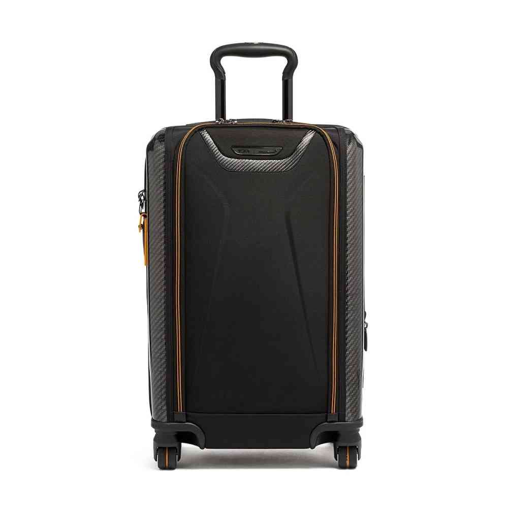 Black Tumi Orange Aero International Expandable 4 Wheeled Carry On