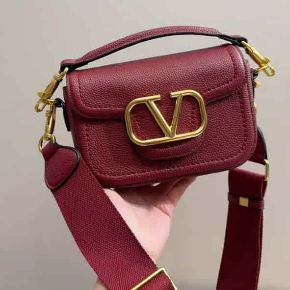 Wine Valentino Garavani Black All time Sling Bag