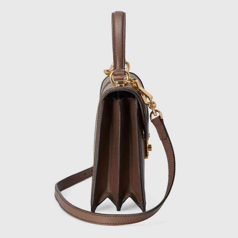 Gucci Ophidia Web Beige Handbag-thumb-3