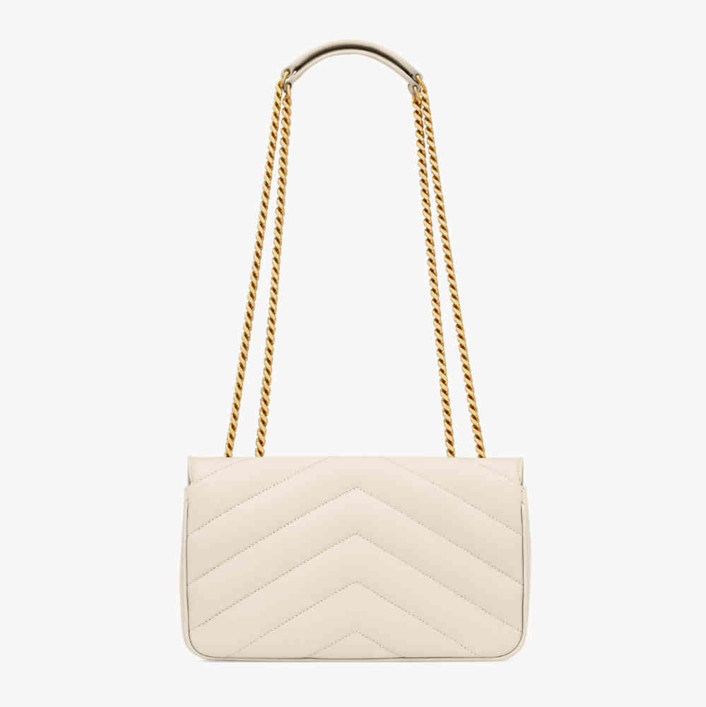 Saint Laurent loulou small in matelassé Shoulder Bag-1