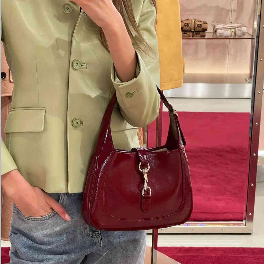 Gucci Wine Jackie Bag-1