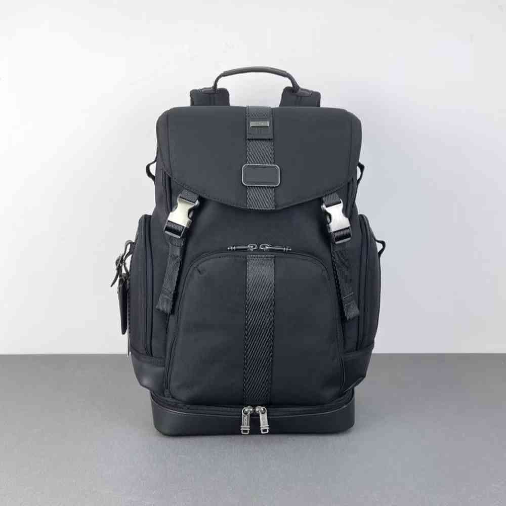 Tumi Alpha Bravo Black Backpack-thumb-1