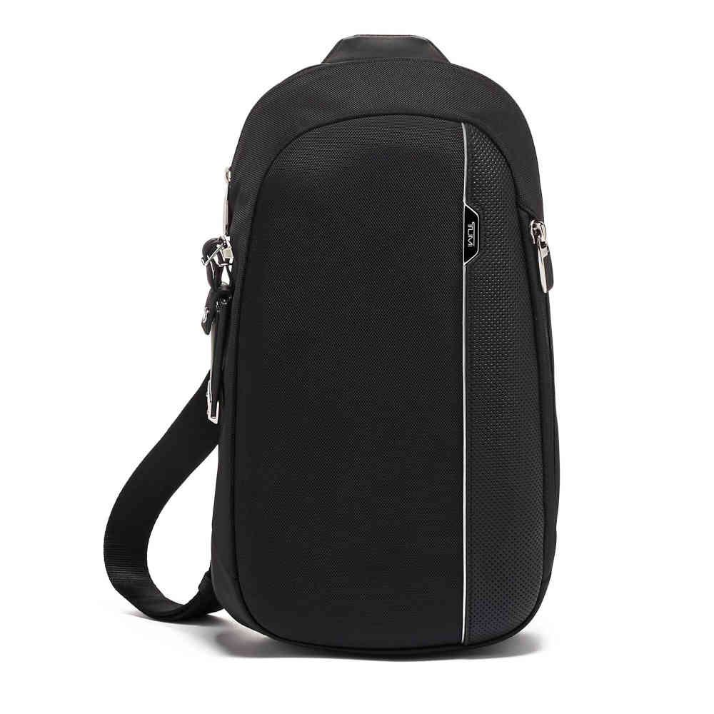 Tumi Premium Black Sling Bag-thumb-0
