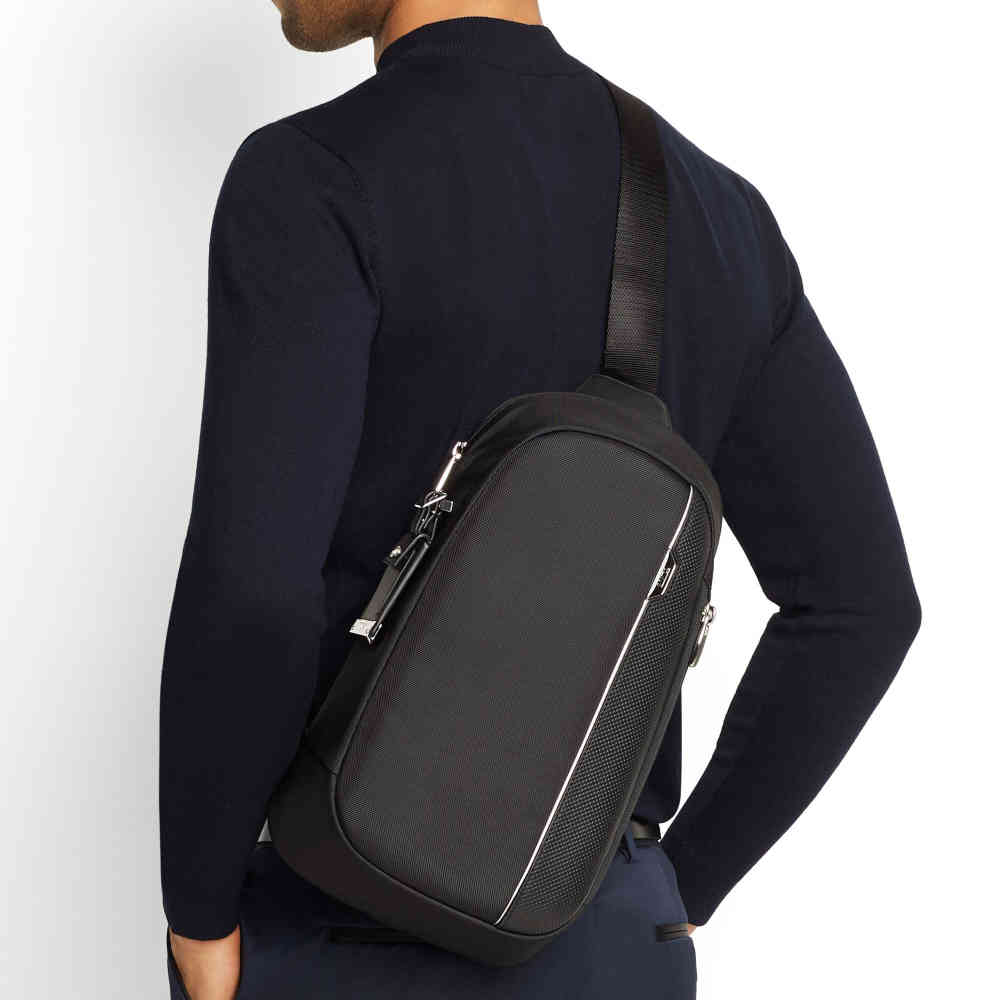 Tumi Premium Black Sling Bag-thumb-5