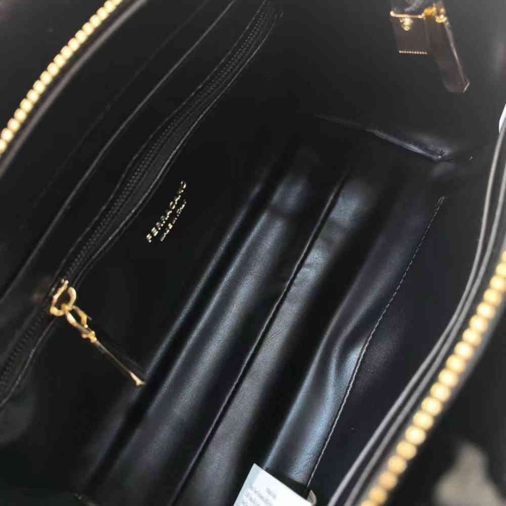 Ferragamo Hug bicolor Black handbag-1
