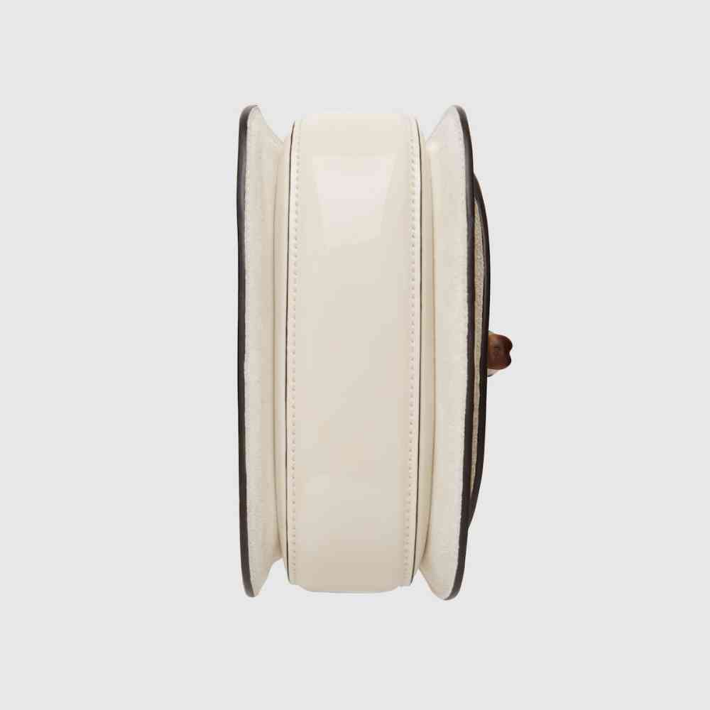 Gucci Bamboo 1947 White Mini Handbag-thumb-6