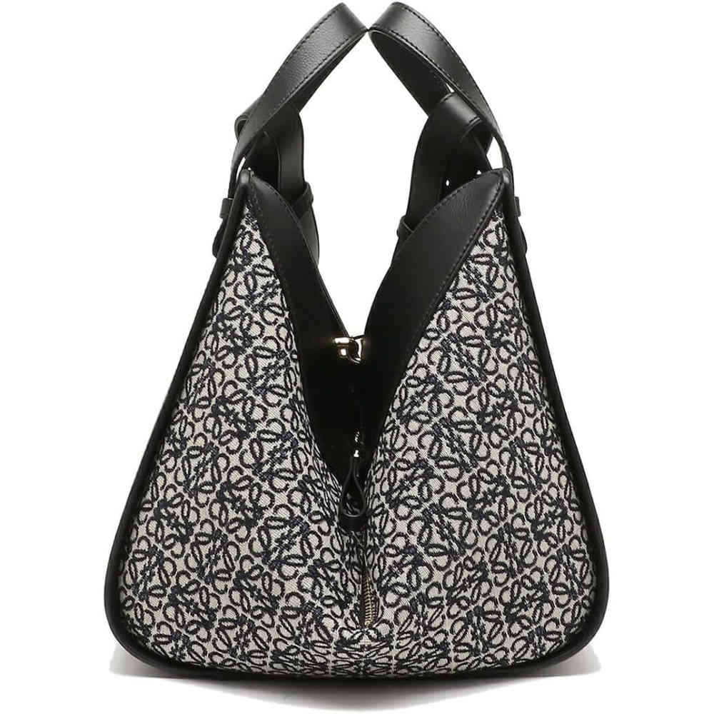 Loewe Black Leather Hammock Bag-thumb-1