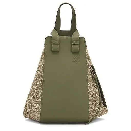 Loewe Green Leather Hammock bag-1