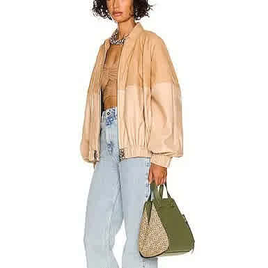 Loewe Green Leather Hammock bag-3