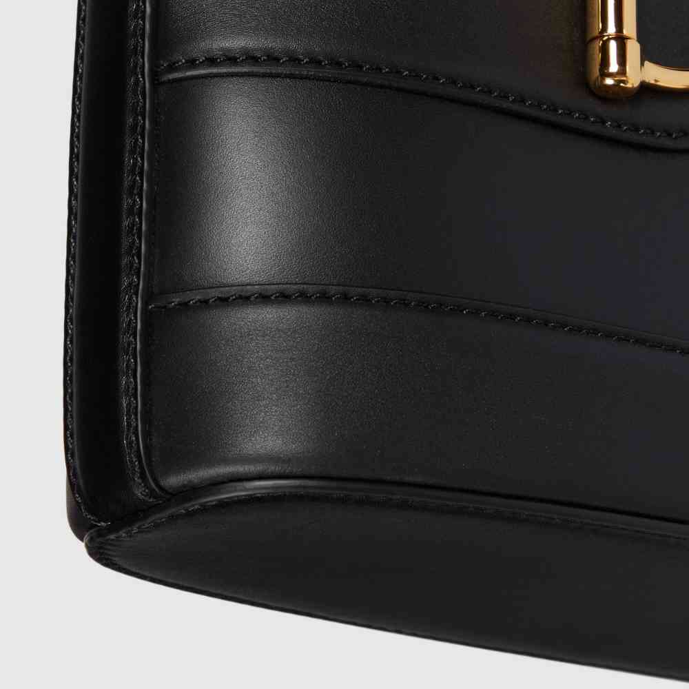 Gucci 73 Small Black Bucket Bag-thumb-6