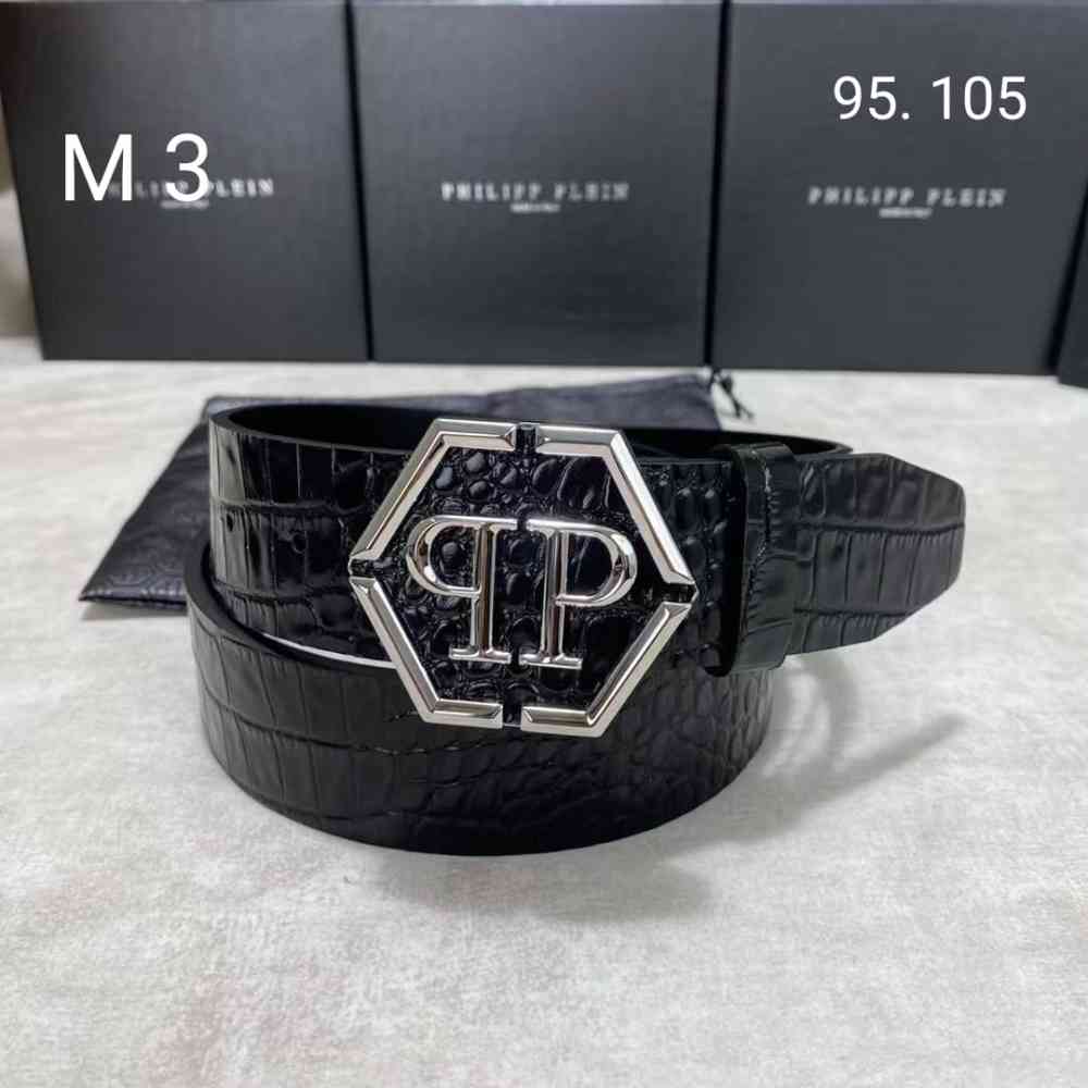 Silver Philipp Plein Golden Premium Quality Belt