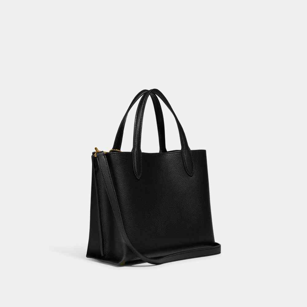Coach Black Willow Tote Bag-thumb-1