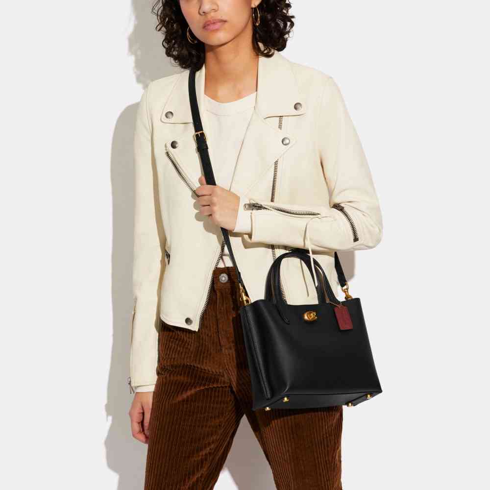 Coach Black Willow Tote Bag-thumb-6