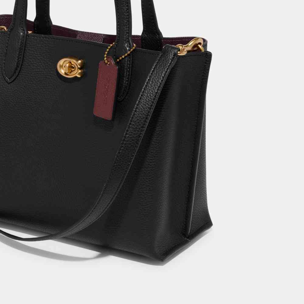 Coach Black Willow Tote Bag-thumb-4