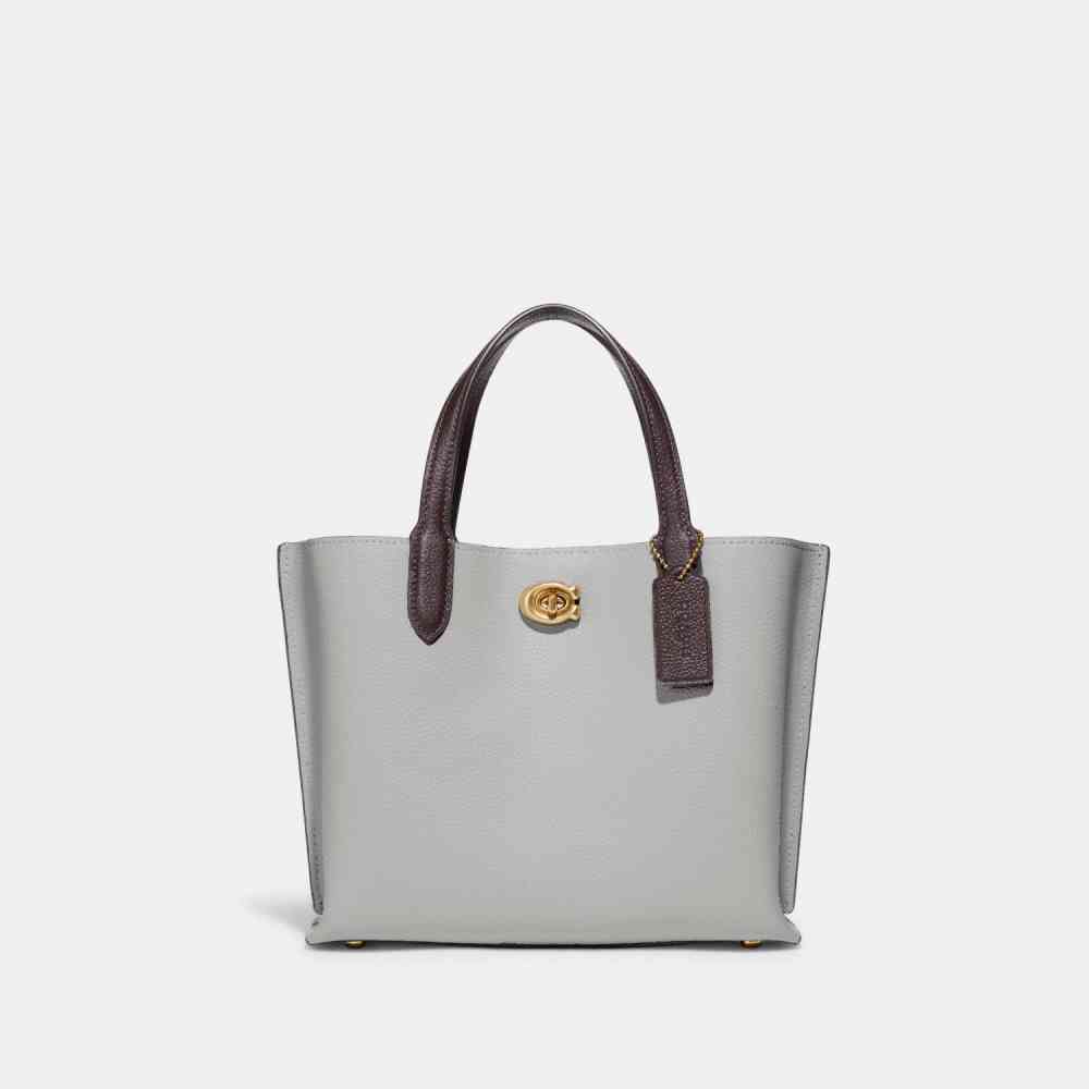 Coach Grey Willow Tote Bag-thumb-0
