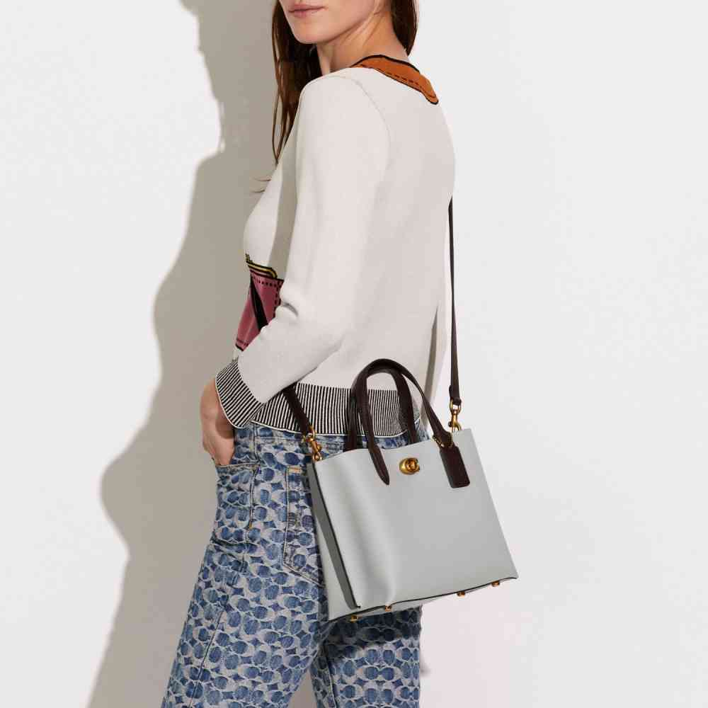 Coach Grey Willow Tote Bag-thumb-2