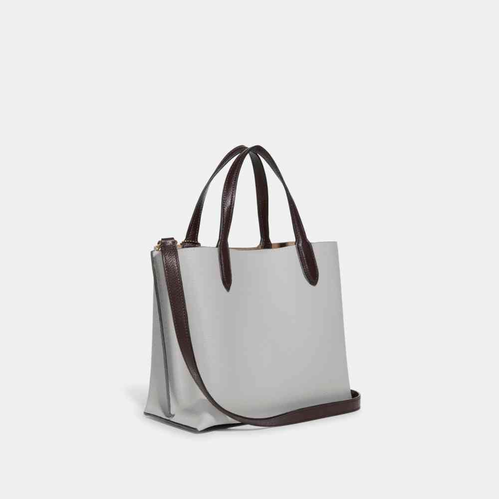 Coach Grey Willow Tote Bag-thumb-1