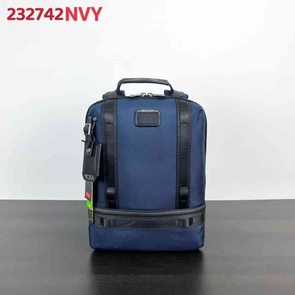 Tumi Alpha Bravo Falcon Tactical Blue Backpack-thumb-1