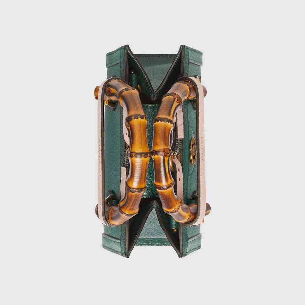 Gucci Diana Bamboo Small Green Handbag-thumb-4