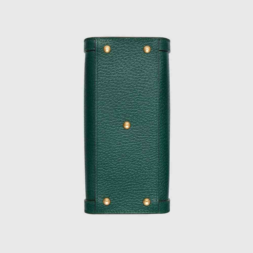 Gucci Diana Bamboo Small Green Handbag-thumb-6