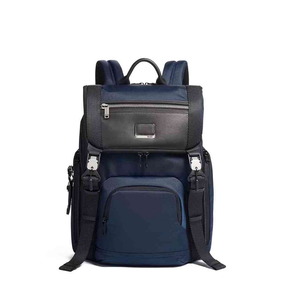 Blue Tumi  Alpha Bravo Lark Backpack Black Bag