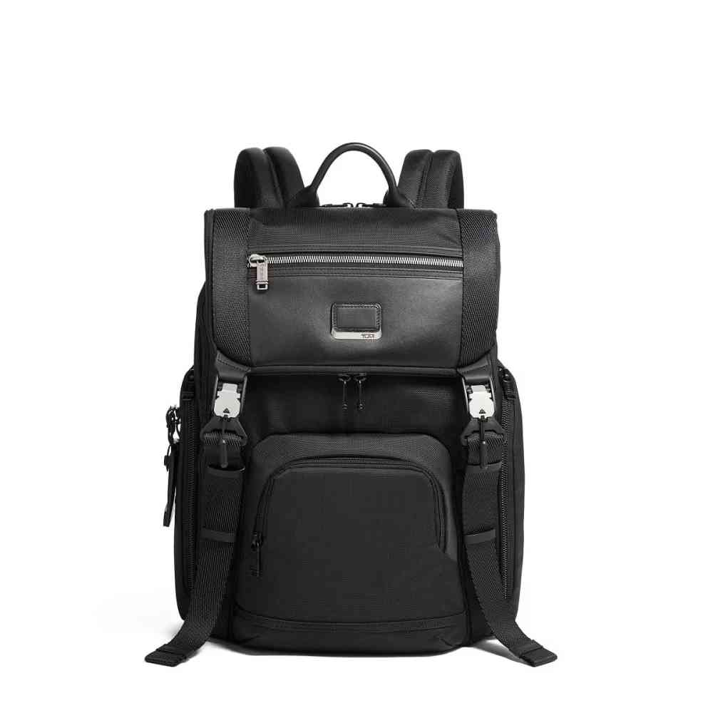 Tumi Alpha Bravo Lark Backpack Black Bag-thumb-0
