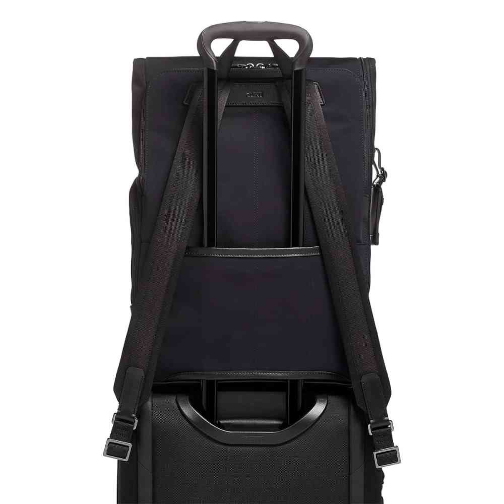 Tumi Osborn Roll Top Backpack Black-thumb-6