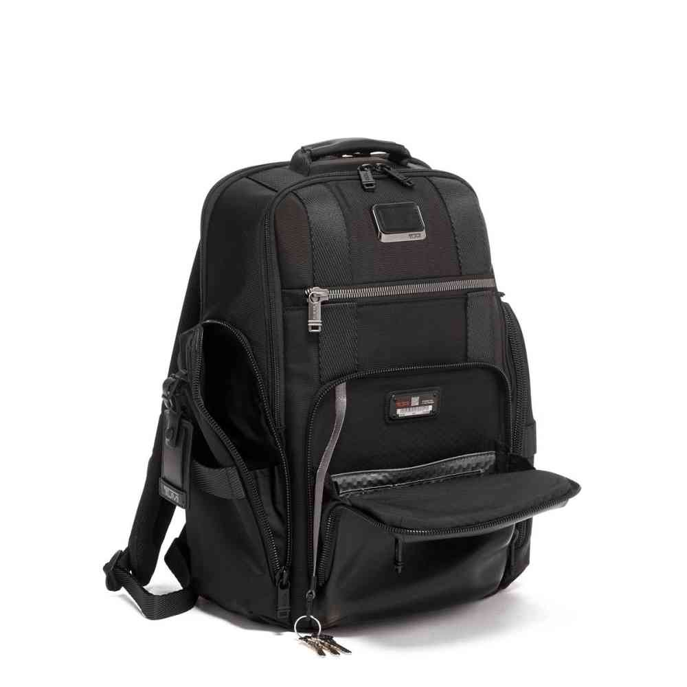 Tumi Expandable Organizer Black Backpack-thumb-4