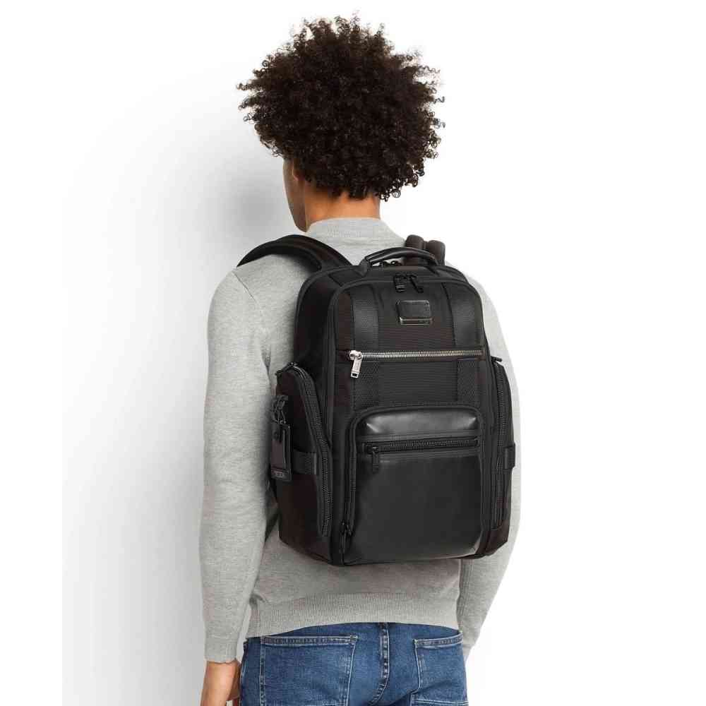 Tumi Expandable Organizer Black Backpack-thumb-5
