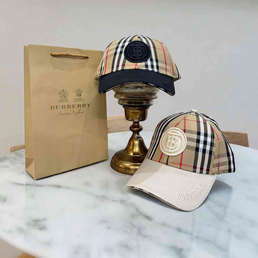 Burberry TB Embroidered Black Premium Cap-thumb-2