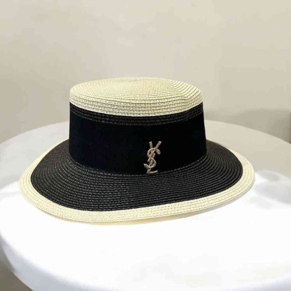 Black YSL Black & Brown Premium Bucket Hat
