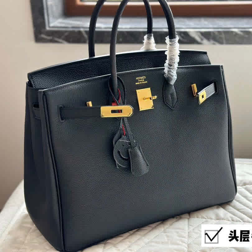 Black Hermes Dark Grey Premium Quality Tote Bag