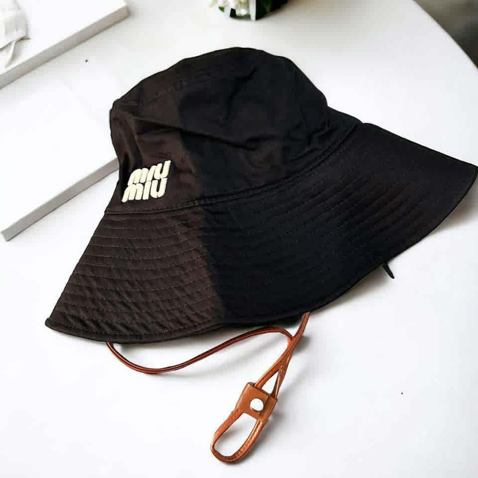 Miu Miu Black Premium Bucket Hat-3
