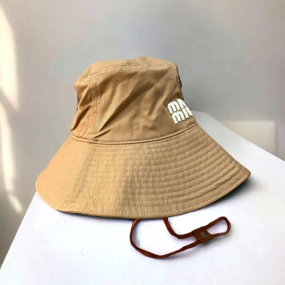 Miu Miu Beige Premium Bucket Hat-2