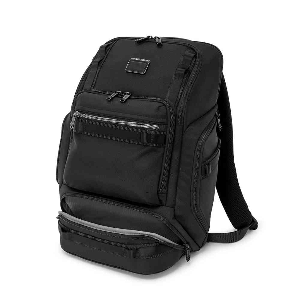 Tumi Expandable Organizer Laptop Black Bag-thumb-2
