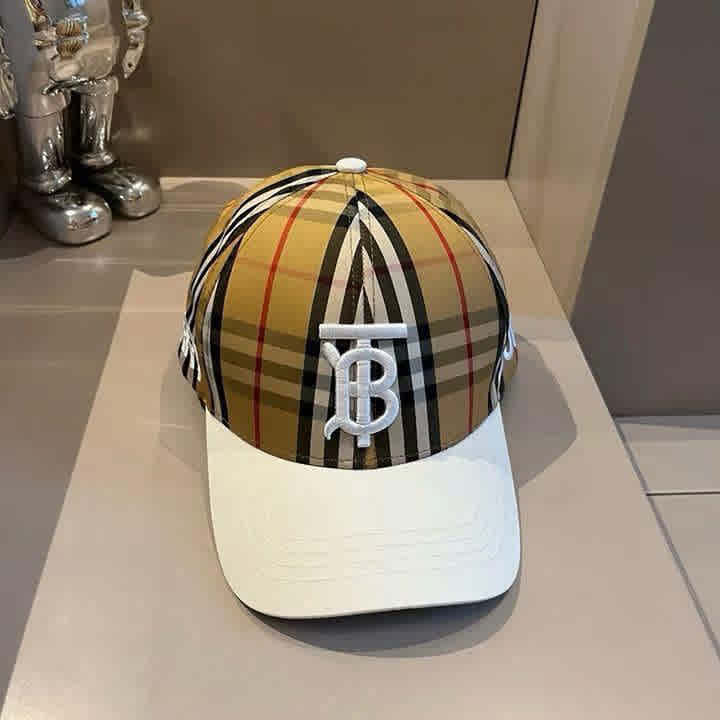 Burberry TB Embroidered White Premium Cap-thumb-2