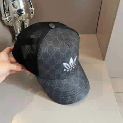Gucci x Adidas Grey Premium Cap-2