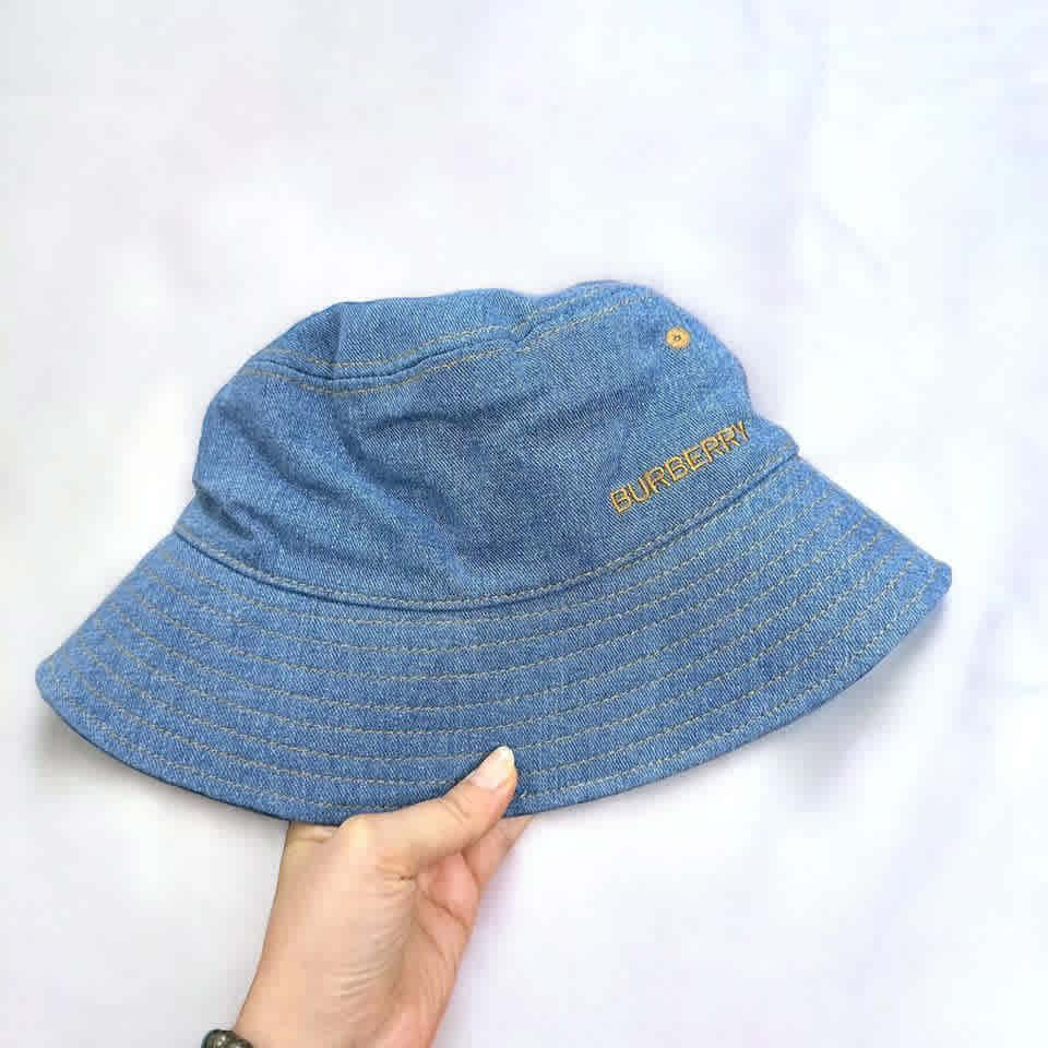 Burberry Embroidered Blue Premium Cap-2