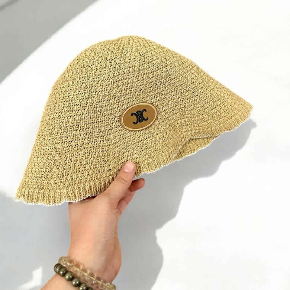 Beige Celine Black Premium Cap