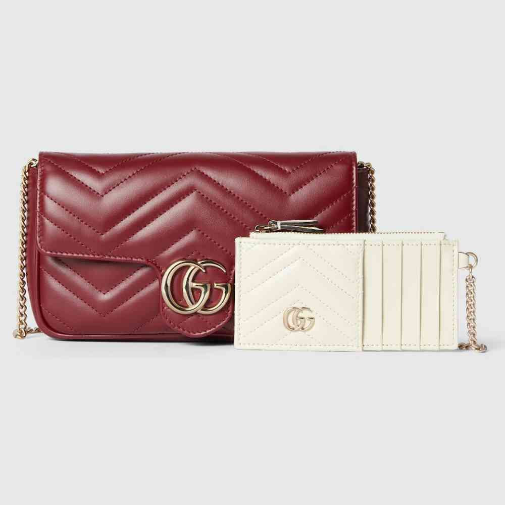 Gucci GG Marmont Wine small Sling Bag-thumb-0