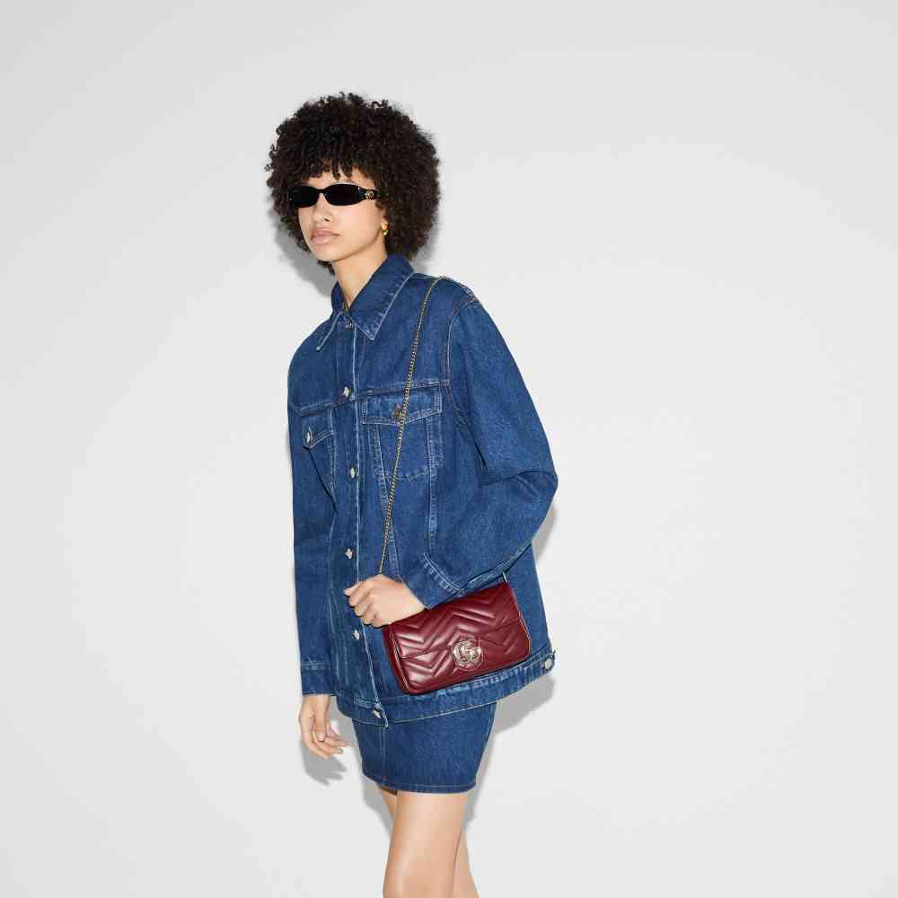 Gucci GG Marmont Wine small Sling Bag-thumb-10